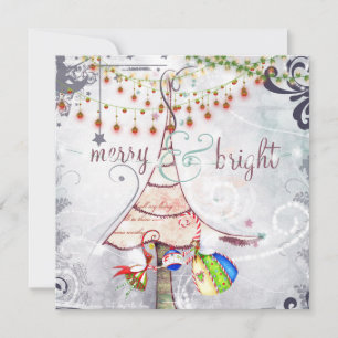 Merry and Bright Fairy Christmas Tree Holiday