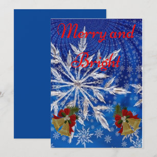 Merry And Bright   Family Christmas Holiday Card