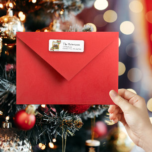 Merry and Bright Floral Personalized Holiday