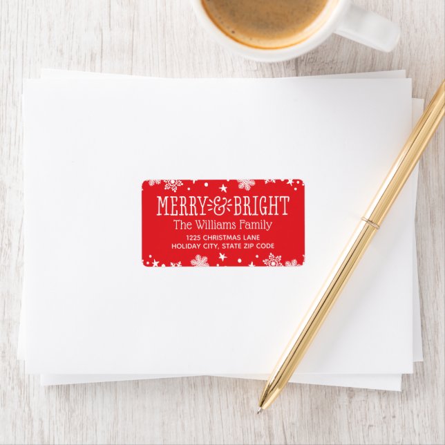 Merry and Bright | Holiday Address Labels (Insitu)