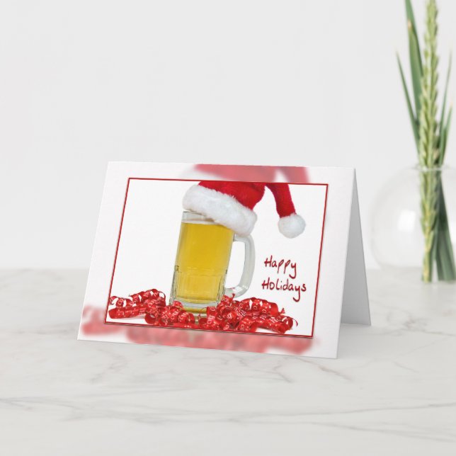 Merry And Bright Holiday Card (Front)