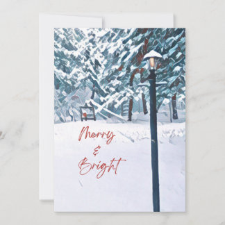 Merry and Bright Holiday Card
