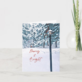 Merry and Bright Holiday Card