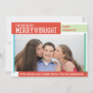 Merry and Bright Holiday Card