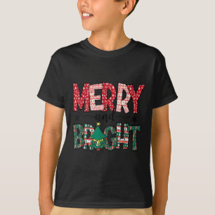Merry And Bright Holiday Christmas Family  T-Shirt