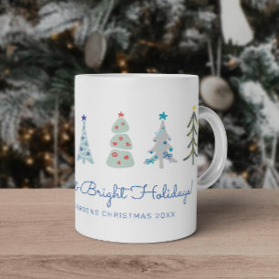 Merry and Bright Hygge Holiday Forest Coffee Mug