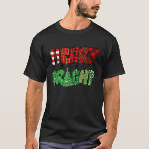 Merry and Bright Leopard Christmas 2022 Christmas T-Shirt