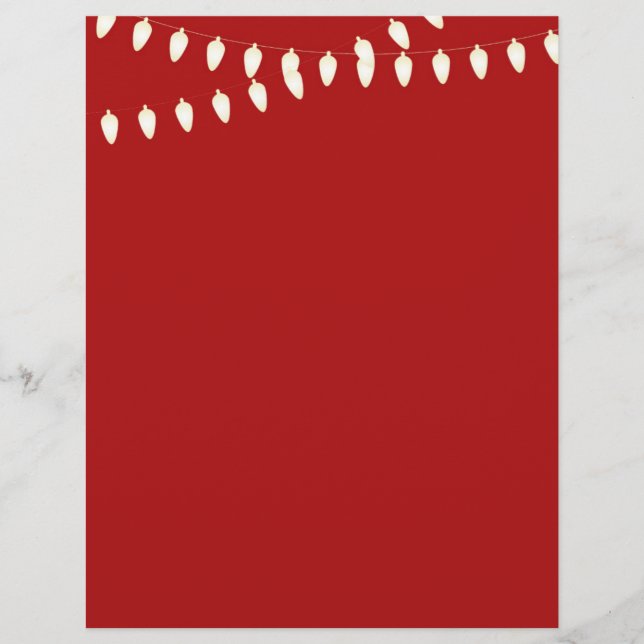 Merry and Bright Lights Letterhead (Front)