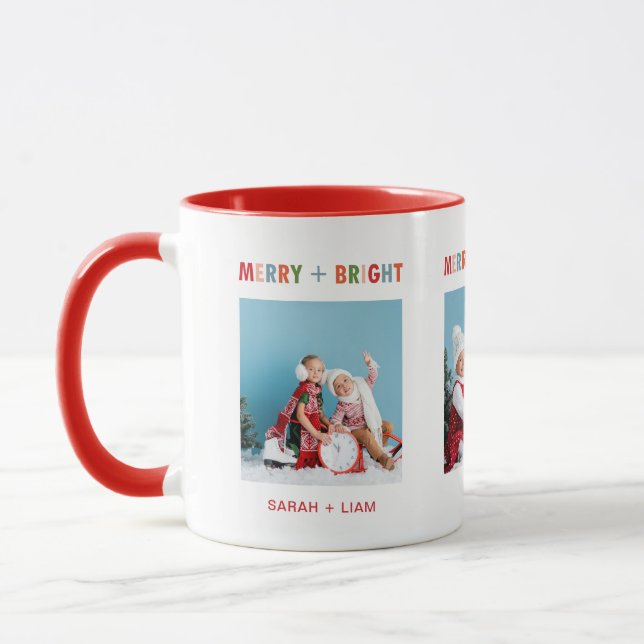 Merry and Bright Mug (Left)