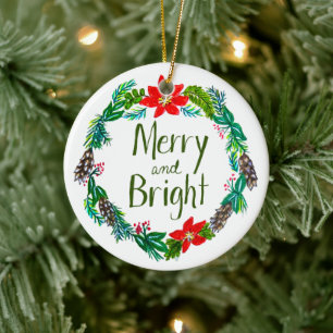 Merry and Bright Ornament