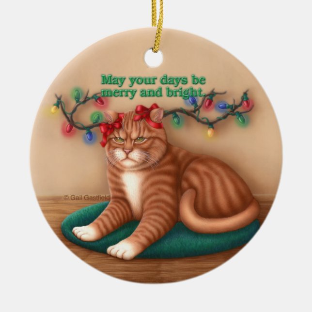 Merry and Bright Ornament (Front)