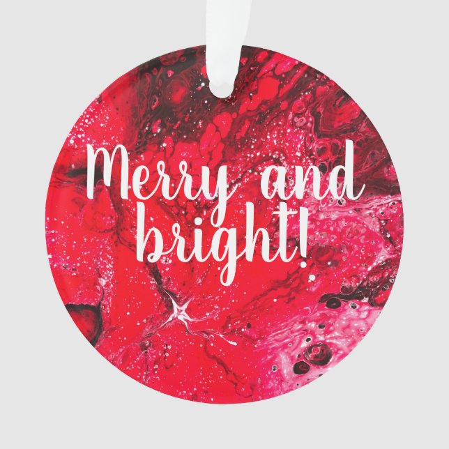 Merry and bright ornament (Front)