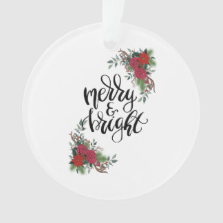Merry and Bright Ornament