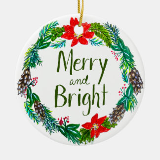 Merry and Bright Ornament
