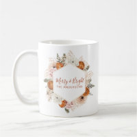 Merry and Bright Personalized Citrus Pine Floral