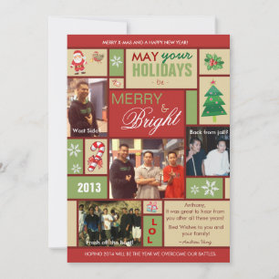 Merry and Bright Photo Holiday Cards