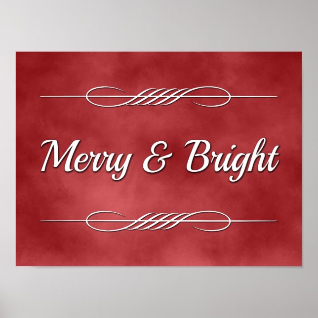 Merry and Bright Poster (Front)