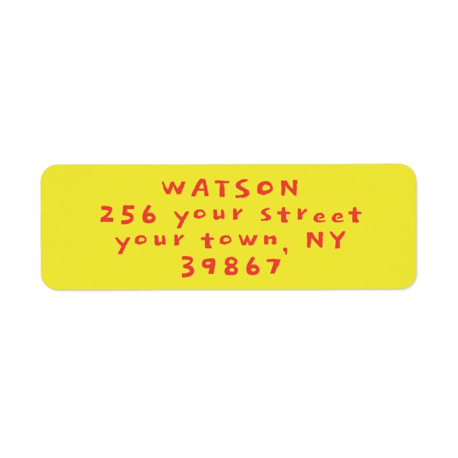 Merry and Bright return address (Front)