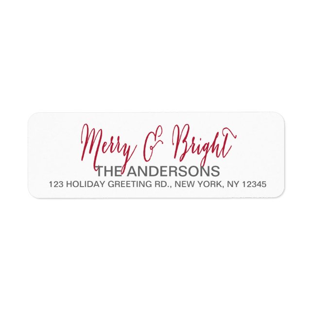 Merry and Bright Script (Front)