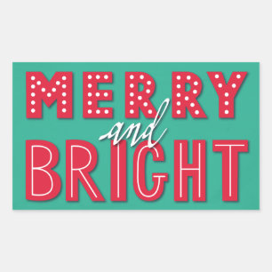 Merry and Bright Sticker