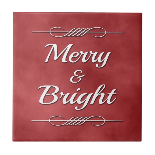 Merry and Bright Tile (Front)