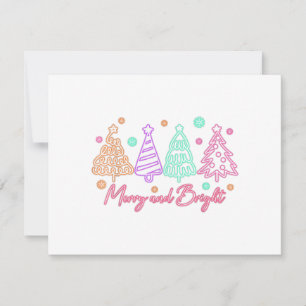 Merry and Bright Tree Neon Christmas
