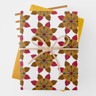 Merry and Bright Wrapping Paper Sheet