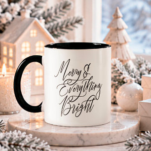 Merry and Everything Bright Seasonal Christmas Mug