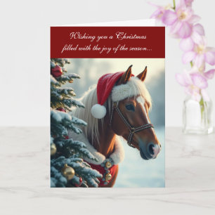 Merry and Mane Christmas Card