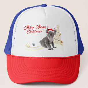 Merry Aussie Christmas Koala bear  Trucker Hat
