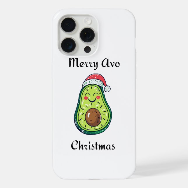 Merry Avo Christmas  iPhone Case (Back)