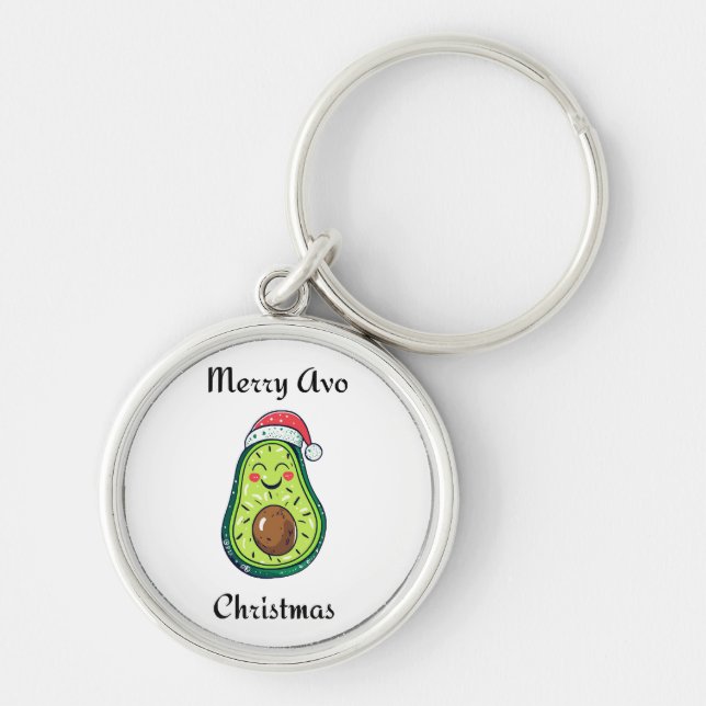 Merry Avo Christmas  Keychain (Front)