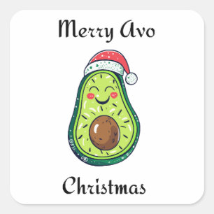 Merry Avo Christmas  Square Sticker
