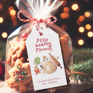 Merry Baking Moments Baked with Love Christmas  Gift Tags
