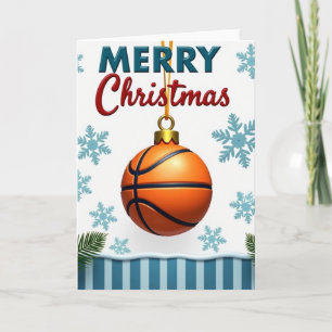 Merry Basketball Christmas Card