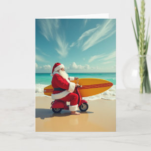 Merry Beach Scooter Card