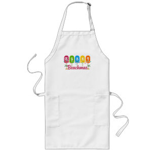 Merry Beachmas Christmas In July  Long Apron