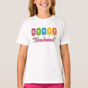 Merry Beachmas Christmas In July T-Shirt