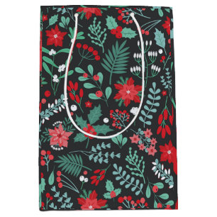 Merry Birthday and Happy Christmas  Medium Gift Bag