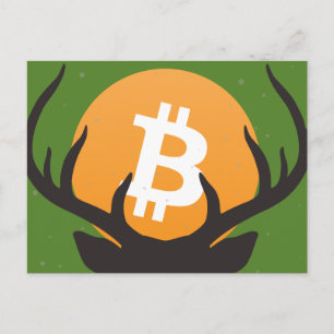 Merry Bitmas! A Bitcoin Christmas Postcard! Holiday Postcard