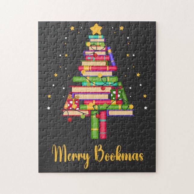 Merry Bookmas Jigsaw Puzzle (Vertical)