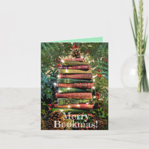 Merry Bookmas Thank You Card