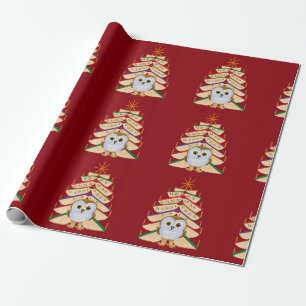 Merry Bookmas Wrapping Paper