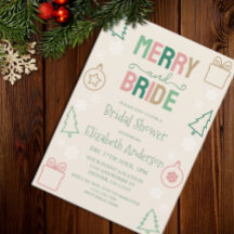 Merry & Bride Christmas Bridal Shower
