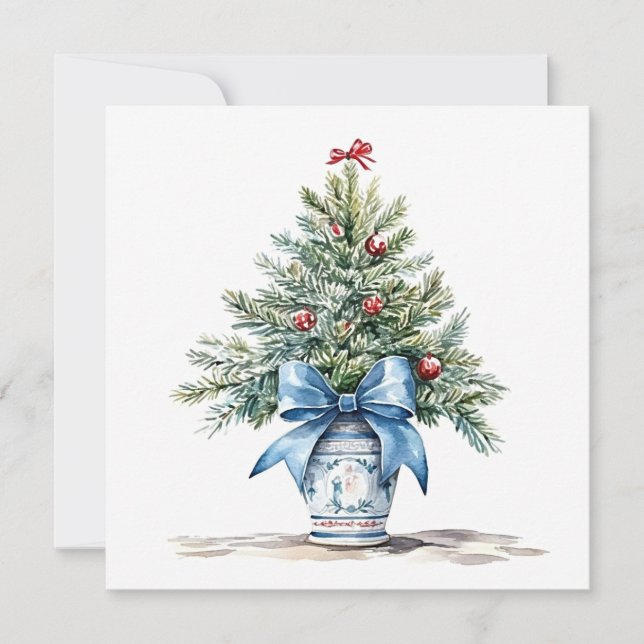 "Merry & Bright Christmas Beauty" Card (Front)