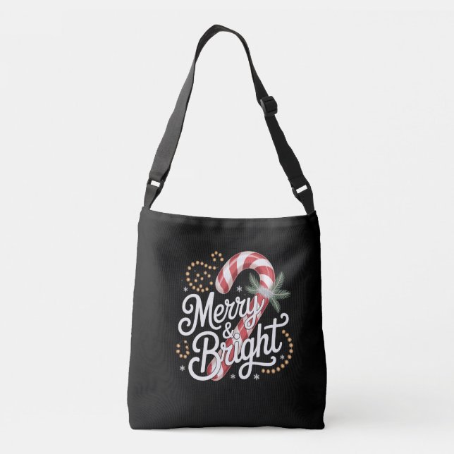 Merry & Bright Christmas Magic Crossbody Bag (Back)