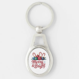 Merry & Bright Christmas Magic Keychain