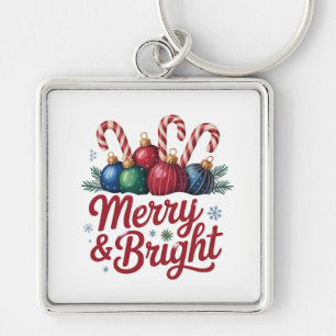 Merry & Bright Christmas Magic Keychain