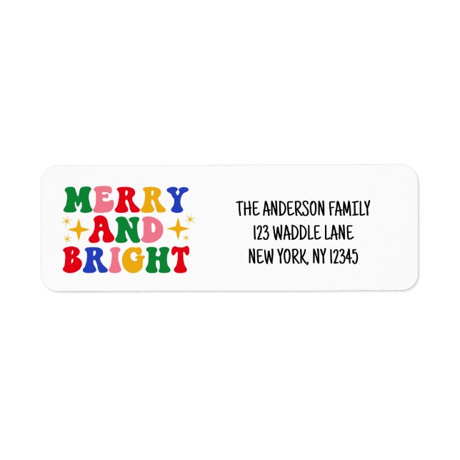 Merry & Bright Christmas Penguin (Front)