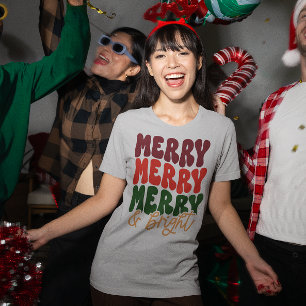 Merry & Bright Christmas T-Shirt